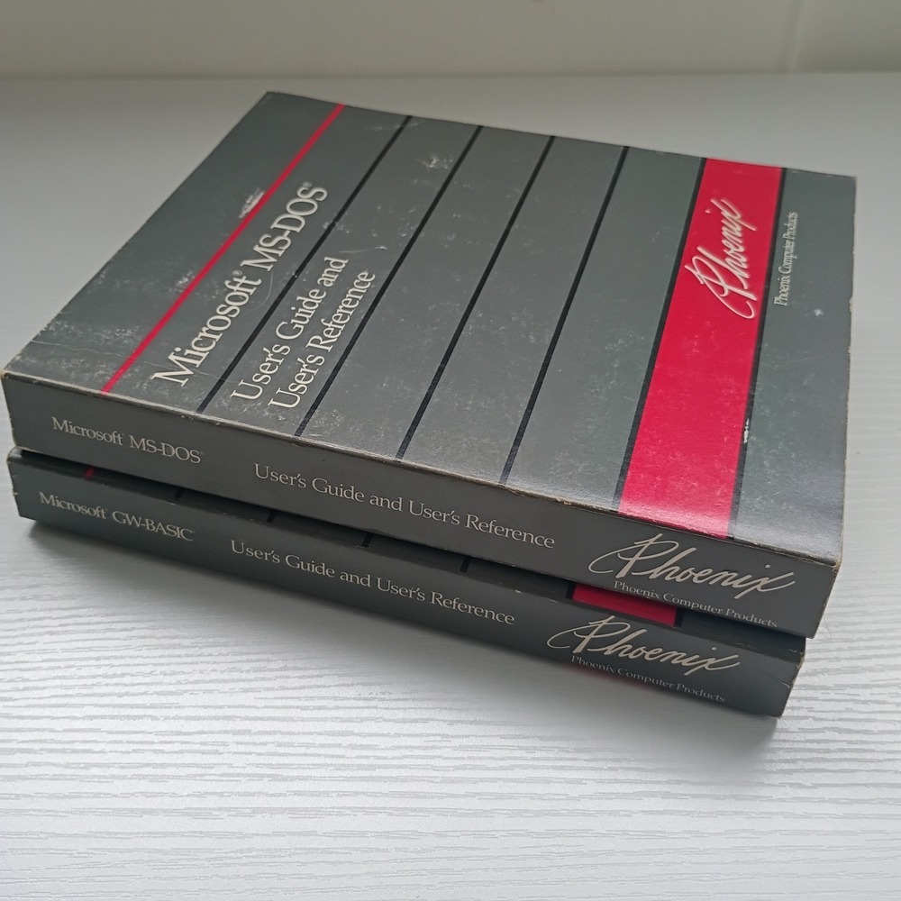 Phoenix MS-DOS and GW-BASIC User's Guide User's Reference Manuals - 1988 - Picture 6 of 13